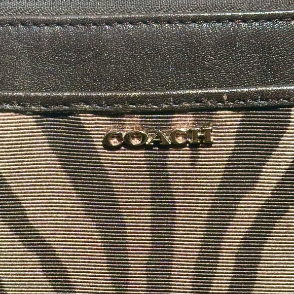 COACH Madison Swing Pack Cross-Body Small Zebra Brown Multi 50506 - Picture 9 of 12